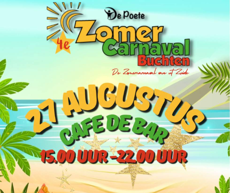 Zomercarnaval 22 Buchten 27 Aug 22 Vanaf 15 00 Uur Dorpstraat Cafe De Bar Buchten